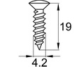 Схема DIN7983 4,2x19 А2