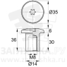 YA-SNM8x30 zinc